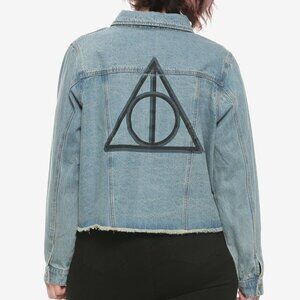 Deathly hallows Harry Potter jean jacket women's medium